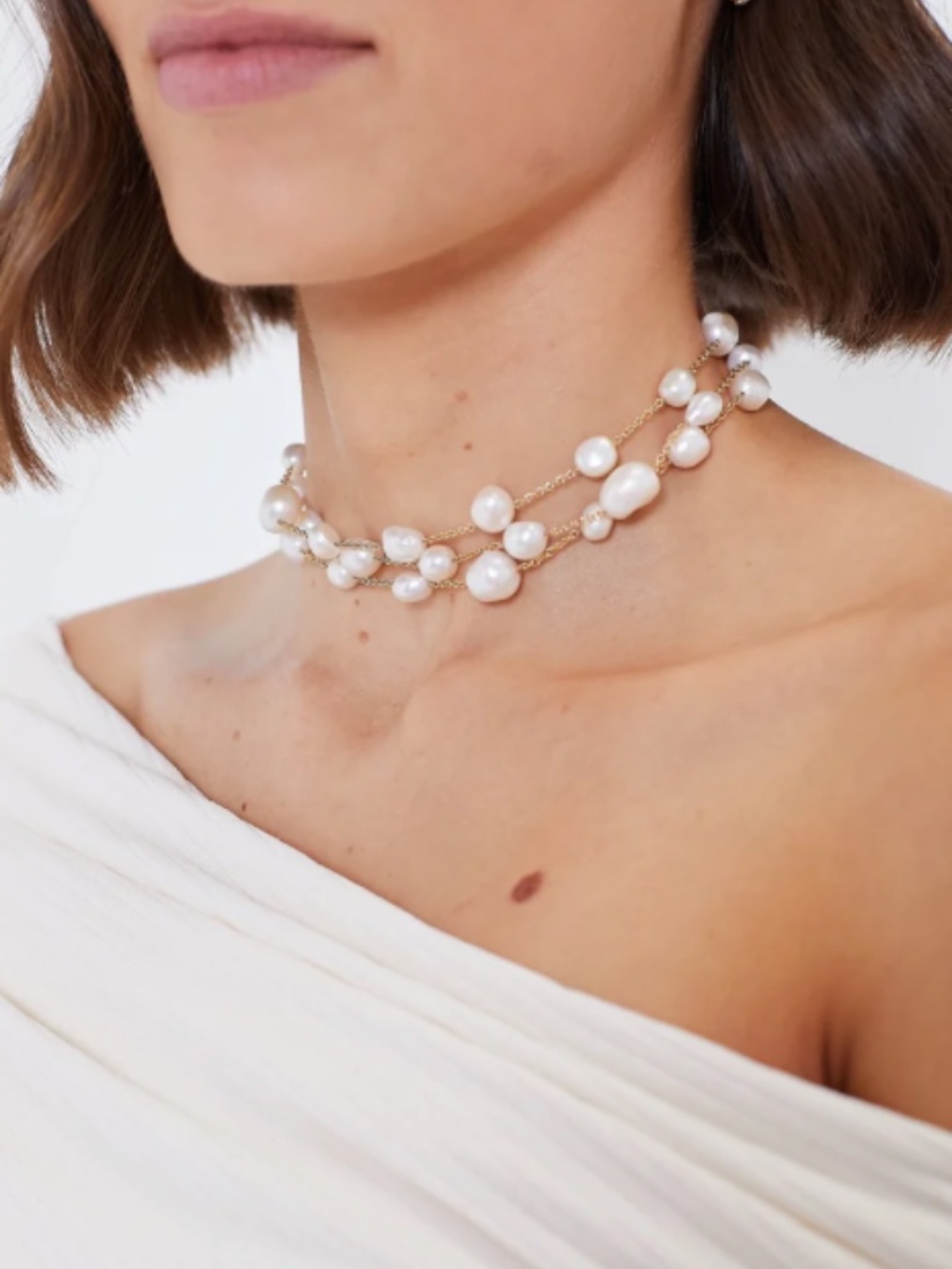 cult gaia Pearl Choker Necklace
